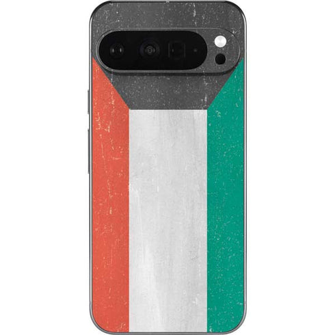 Kuwait Flag Distressed Pixel 9 Pro XL Skin